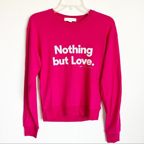 Spiritual Gangster Nothing But Love Savasana Pink Sweatshirt Small - Picture 3 of 16